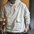 Vintage Deck Smock Hoodie – Outdoor Windproof Pullover Jacket with Pockets
